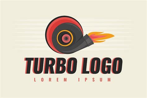 Plantilla de diseño de logotipo turbo Vector Gratis