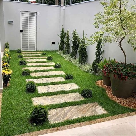 Jardins Entrada De Casas - Entrada De Casas Com Jardim Simples - FDPLEARN