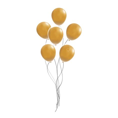 Balloon Clipart Vector Golden Balloons Png Balloon 49 Off