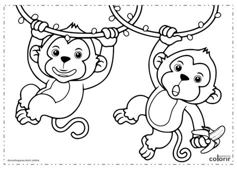 Desenho De Macacos Para Colorir Learnbraz The Best Porn Website