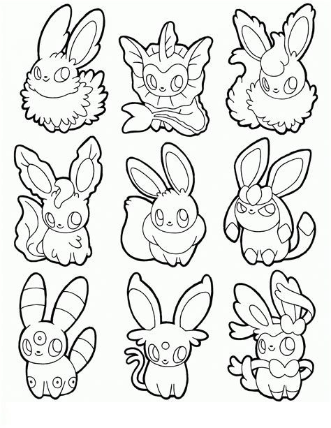 Eeveelutions Coloring Pages For All Ages Educative Printable Porn Sex