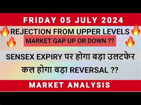 Friday 5th July Gap Up Down Sideways Nifty Bank Nifty Prediction