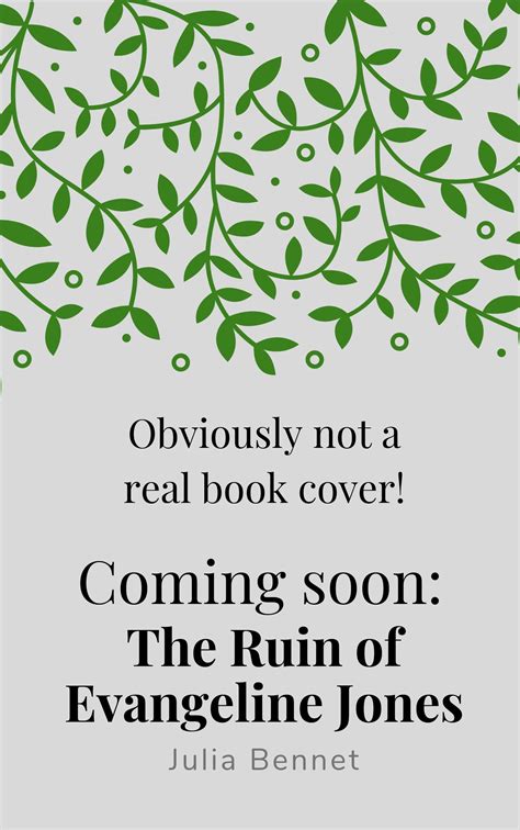 The Ruin of Evangeline Jones – Julia Bennet