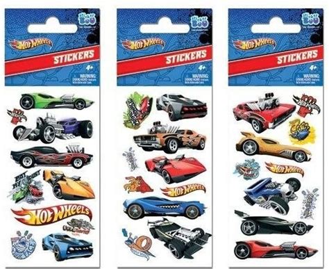 Hot Wheels matrica féle Starpak Iskolatáskanet