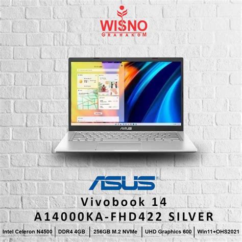 Jual Asus Vivobook 14 A1400 Ka Original Murah Harga Diskon Juli 2024