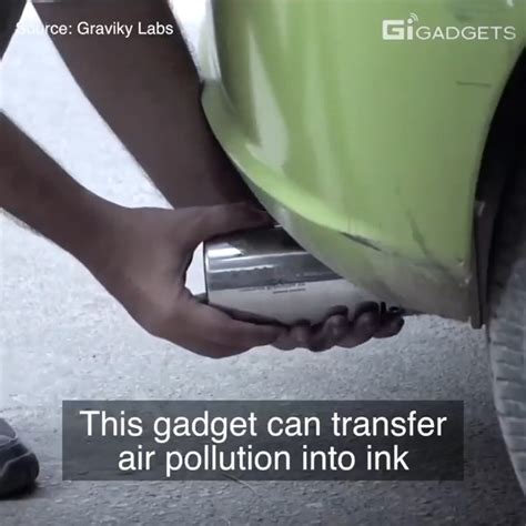 Tech Burrito On Twitter This Device Can Turn Air Pollution Into Ink