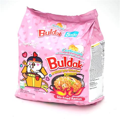 Amazon Samyang Buldak Hot Chicken Spicy Ramen Korea Instant Packaged Noodles Carbonara
