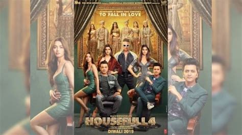 Housefull 4 Poster Akshay Kumar Bobby Deol Kriti Sanon Gear Up To