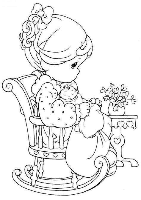 Free Easy To Print Precious Moments Coloring Pages Páginas para