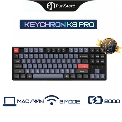 Mua Keychron K Pro Bàn phím cơ Keychron K Bản nhôm Hot Swap Mạch xuôi RGB Hotswap giá rẻ