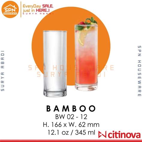 Gelas Bamboo BW 02 CITINOVA Lazada Indonesia