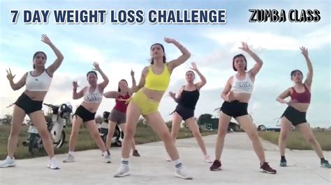 7 Day Weight Loss Challenge Belly Fat Burner Workout Zumba Class Youtube