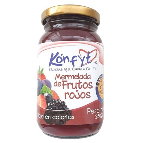 Mermelada De Frutos Rojos Sin Az Car Konfyt X Gramos Amarte Market