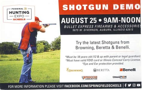 SCHEELS Free Shotgun Shooting Saturday in Springfield, IL ...