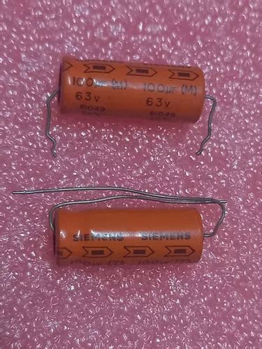 100uf 63v Capacitor Axial 2cmx1cm 2peças MercadoLivre