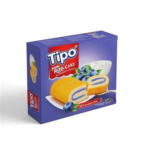 Рулетики TIPO с черничной нежной прослойкой - Панда. Продукты из Китая ...