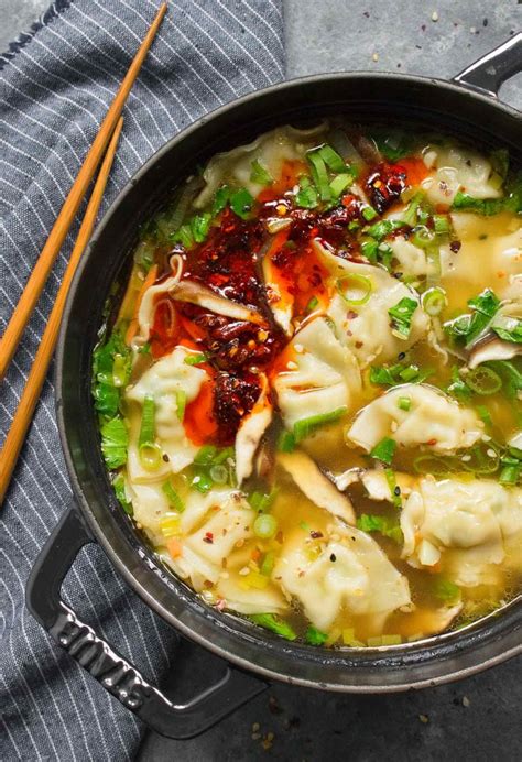 Potsticker Soup Easy Dumpling Soup Soupaddict