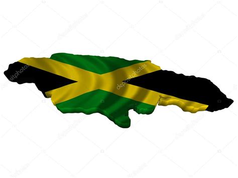 Flag and map of Jamaica — Stock Photo © sav_up #5246034