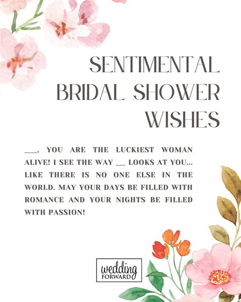 Bridal Shower Wishes Tips And Examples For Card