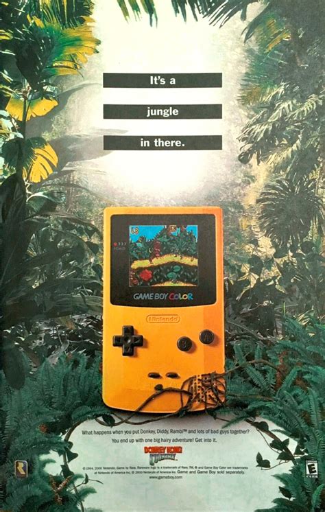 Nintendo Gameboy Color Advertisement 2001 Rnostalgia