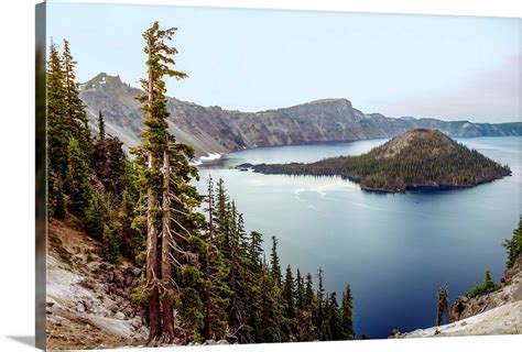 Wizard Island In Crater Lake, Oregon Wall Art, Canvas Prints, Framed ...