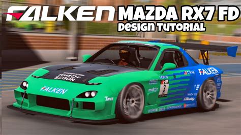 Falken Mazda Rx Fd S Design Tutorial Car Parking Multiplayer Youtube