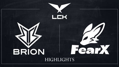 Highlights Bro Vs Fearx Lck Spring January Youtube