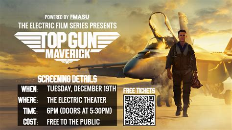 TOP GUN: MAVERICK (2022) | Free Screening | Electric Film Series | FMASU