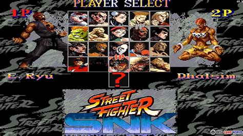 Street Fighter Snk Edition Mugen Updade Youtube