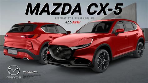 All New Mazda Cx 5 2024 2025 Redesign Digimods Design Youtube