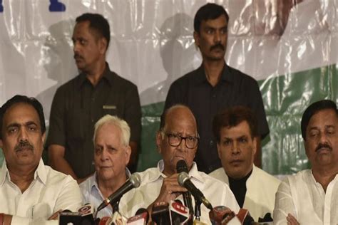 Sharad Pawar Rules Out Tie Up With Shiv Sena Reiterates Ncp Congress