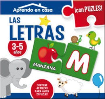 Libro Aprendo en Casa con Puzles Educativos Las Letras De MÓNica