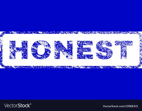 Honest Rubber Stamp Royalty Free Vector Image Vectorstock