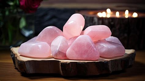 Premium AI Image | Elegant Rose Quartz Gem