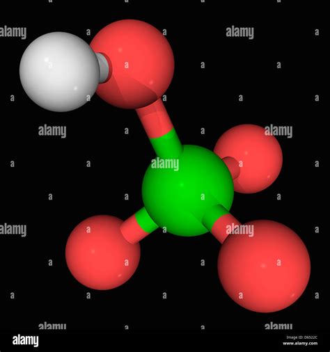 Perchloric Acid HClO4 Molecule Chemical Strong Inorganic 55 OFF