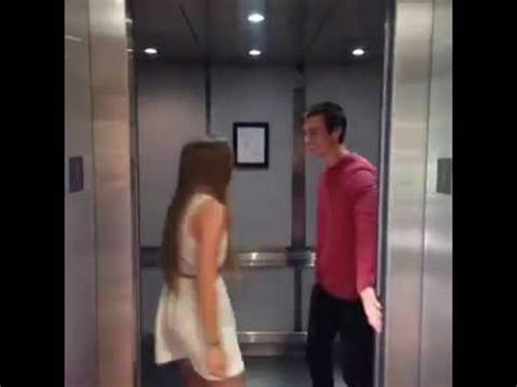 When A Hot Girl Walks Into The Elevator Youtube