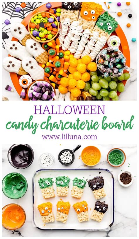 Halloween Candy Charcuterie Board {Sweet + Spooky!} | Lil' Luna