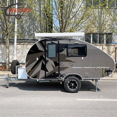 Onlywe Luxury Small Lightweight Teardrop Camper Trailer Mini Caravan ...