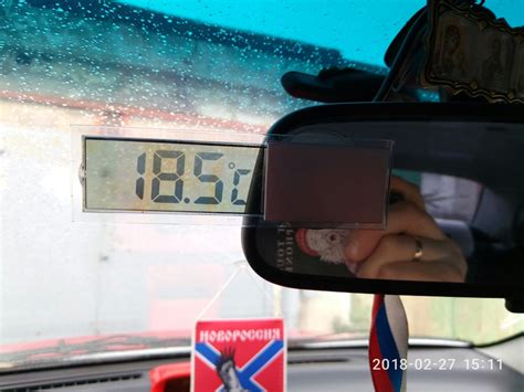 Автомобильный термометр — Chevrolet Aveo Sedan (1G), 1,5 л, 2008 года ...