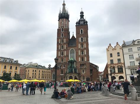 Kościół Mariacki w Krakowie Polska na wózku