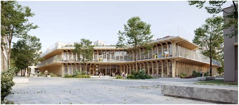 Construction de l école Joséphine Baker quartier Île de Nantes Sam