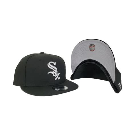 Chicago White Sox Black New Era 9Fifty Snapback Hat – Exclusive Fitted Inc.