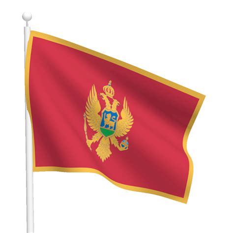 Montenegro Flag (Heavy Duty Nylon Flag)