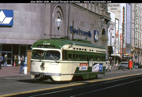 San Francisco Municipal Railway PCC Streetcars 1101-1170 ...