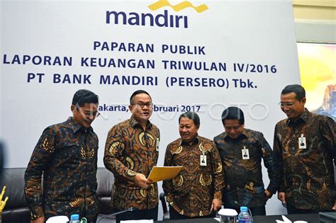 LAPORAN KEUANGAN BANK MANDIRI ANTARA Foto