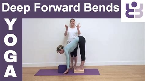 Deep Forward Bends Uttanasana Yoga Tutorial Standing Forward Bend