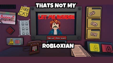 Thats Not My Robloxian Full Walkthrough Roblox Youtube