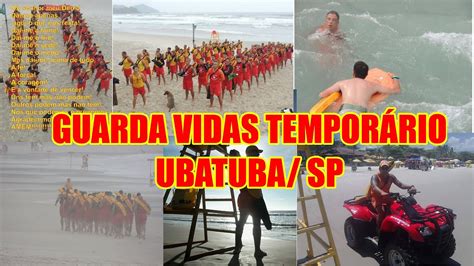 GUARDA VIDAS TEMPORÁRIO UBATUBA SP Vida por vidas YouTube