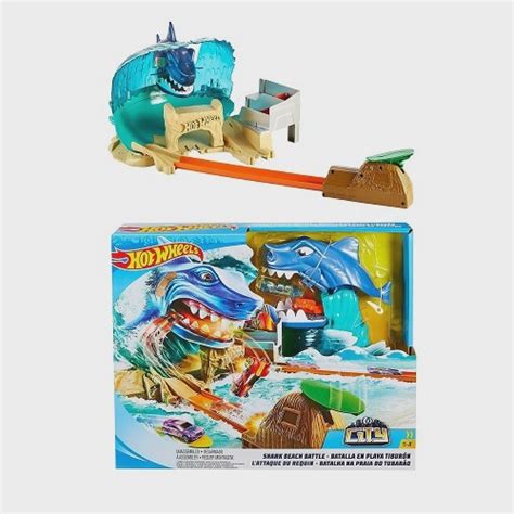 Pista Hot Wheels City Batalha na Praia do Tubarão Mattel em Promoção na Americanas
