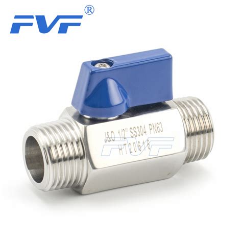 Pn63 Stainless Steel Npt Male Thread Mini Ball Valve Fvf Industry Co Limited